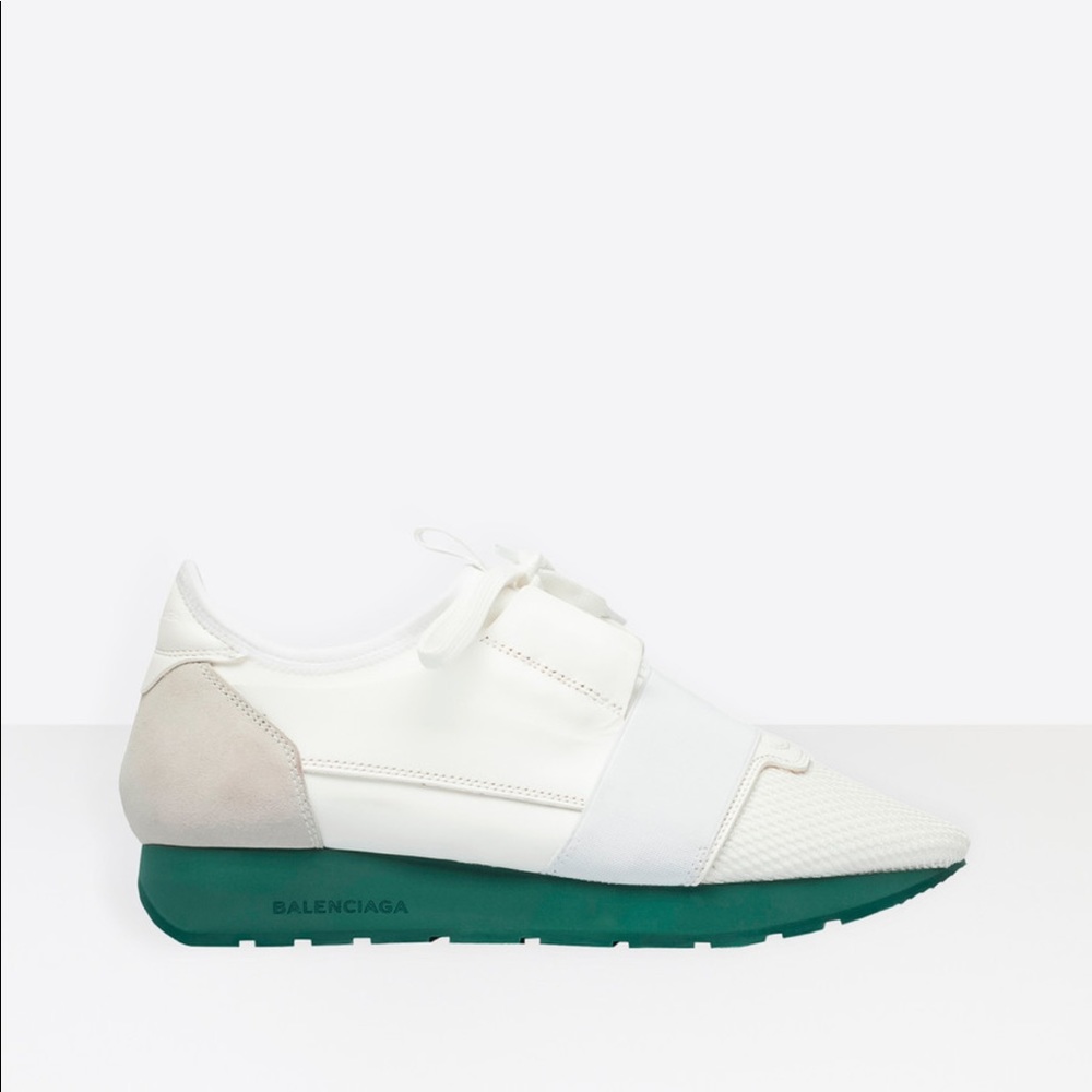 Exclusive color Balenciaga Race Runners White 38